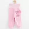 New Baby Kojenecká souprava tričko a tepláčky Happy Elephant pink