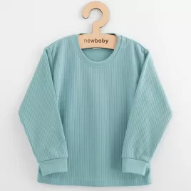 New Baby Dětské bavlněné tričko s dlouhým rukávem Kindergarten iceberg