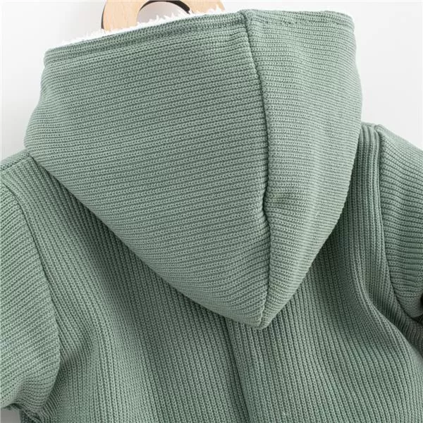 New Baby Kojenecká kombinéza s kapucí Frosty mint