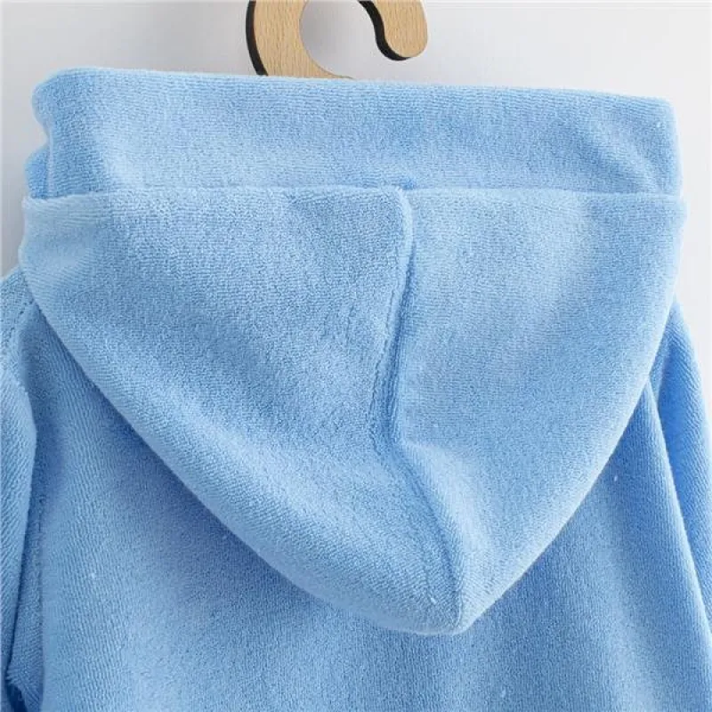 New Baby Dětský froté župan Comfortably blue