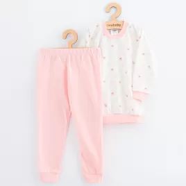 New Baby Dětské bavlněné pyžamko pink bear