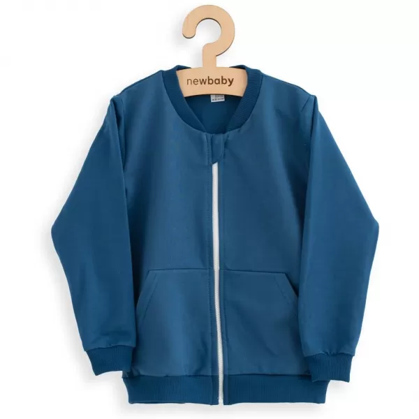 New Baby Dětská tepláková mikina Kindergarten jeans