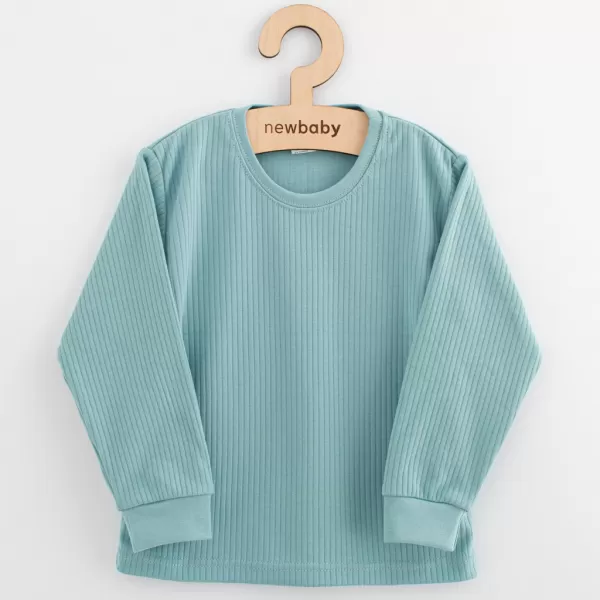 New Baby Dětské bavlněné tričko s dlouhým rukávem Kindergarten iceberg