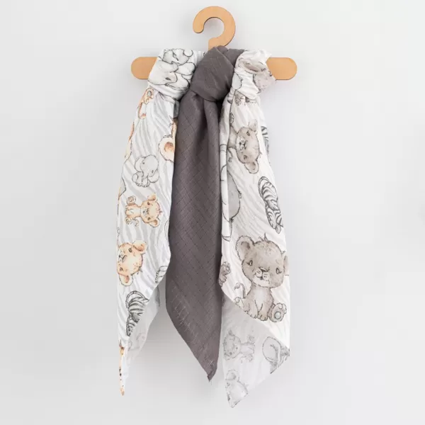 New Baby Bavlněné pleny s potiskem 70x80 cm 3 ks UNI