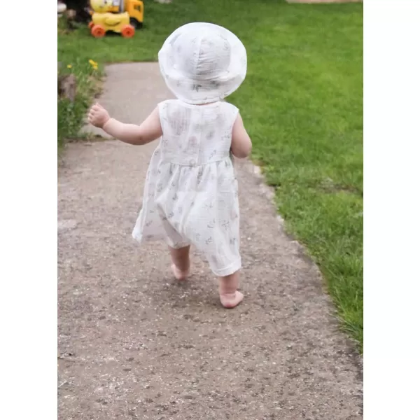 New Baby Kojenecký mušelínový klobouček Zoe