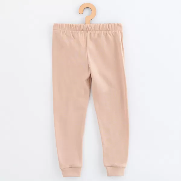 New Baby Dětské bavlněné pyžamko beige dino