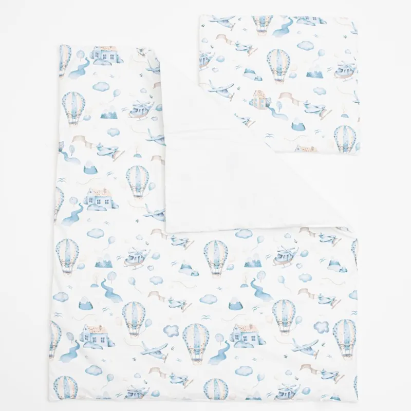 New Baby Bavlněný set do kočárku Romance