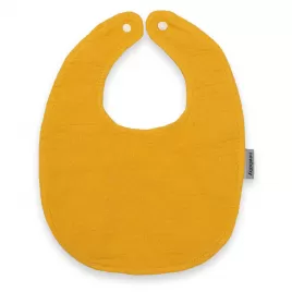 New Baby Mušelínový dětský bryndák mustard