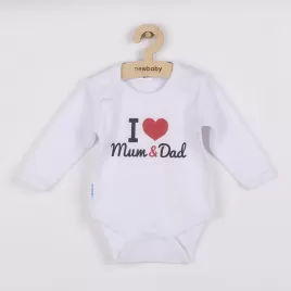 New Baby Body s potiskem I Love Mum and Dad