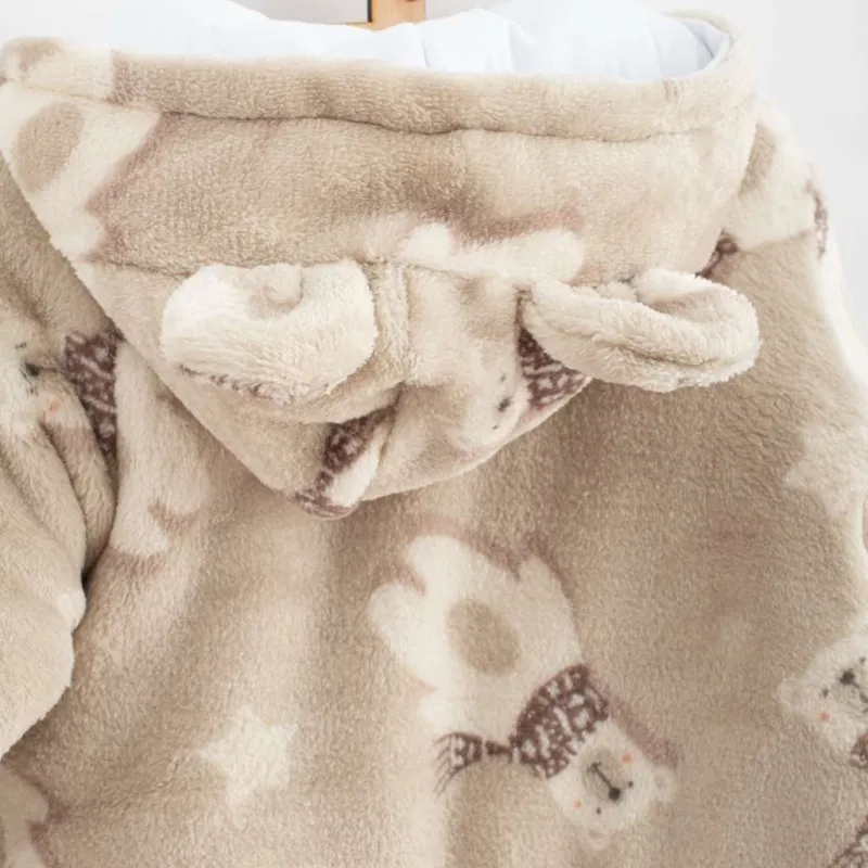 New Baby Kojenecký Wellsoft zimní overal Polar Bear