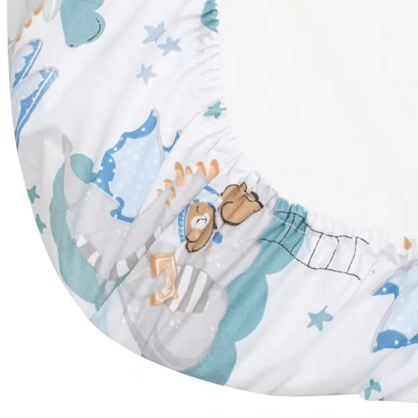 New Baby Bavlněné prostěradlo do kočárku Dráček 35x75cm