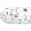 New Baby Kojící polštář hvězdy šedé