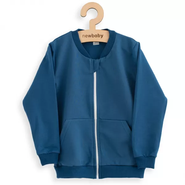 New Baby Dětská tepláková mikina Kindergarten jeans
