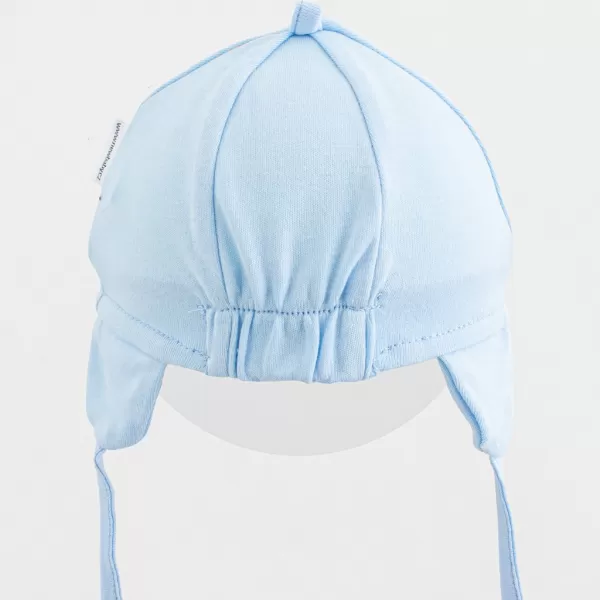 New Baby Dětská bavlněná čepička s kšiltem Casually dressed