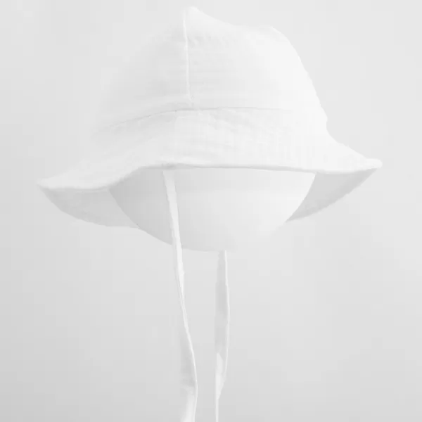 New Baby Kojenecký mušelínový klobouček Elizabeth