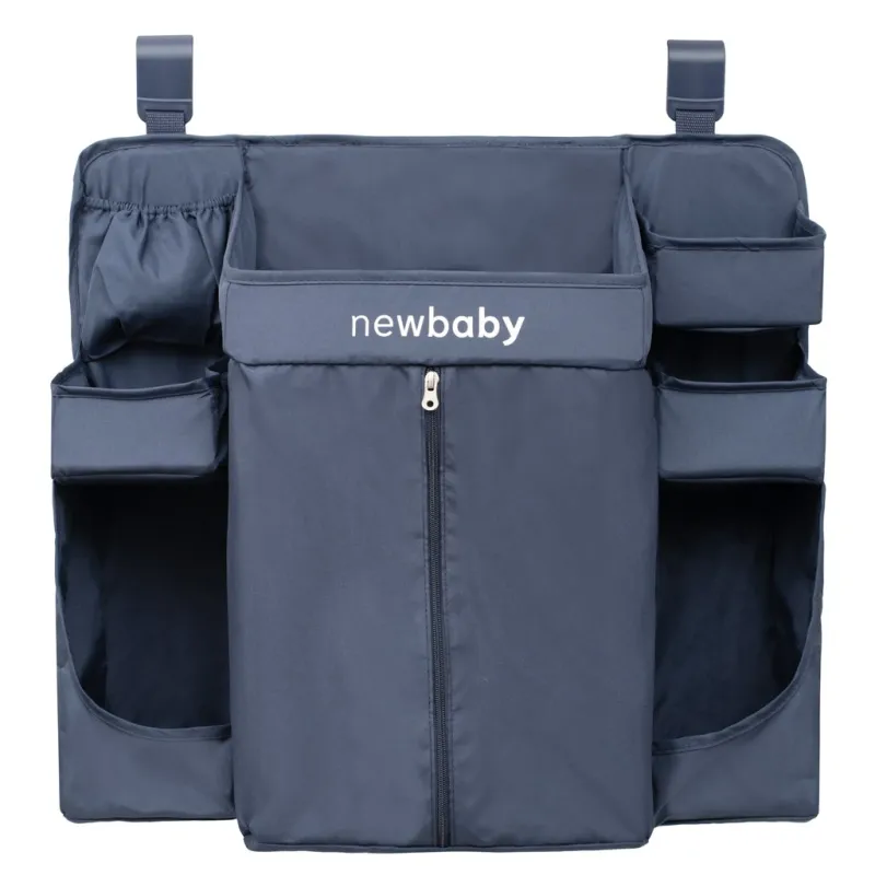 New Baby Organizér na postýlku Maxi modrý