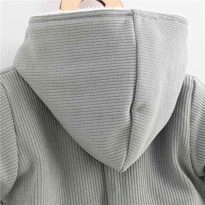 New Baby Kojenecká kombinéza s kapucí Frosty grey