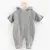 New Baby Kojenecká kombinéza s kapucí Frosty grey