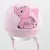 New Baby Bavlněná kojenecká čepička Happy Elephant pink
