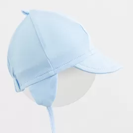 New Baby Dětská bavlněná čepička s kšiltem Casually dressed