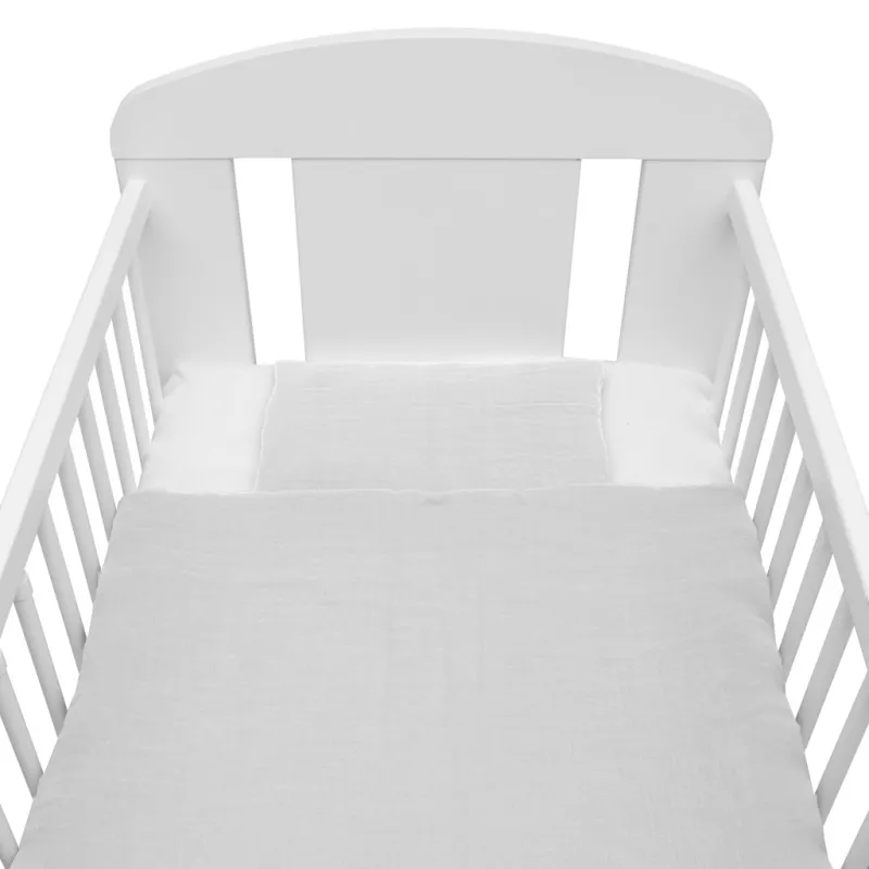 New Baby Mušelínový set s výplní 80x70 cm ecru