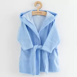 New Baby Dětský froté župan Comfortably blue