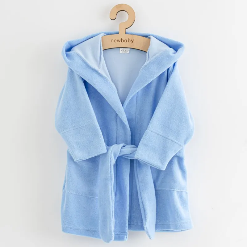 New Baby Dětský froté župan Comfortably blue