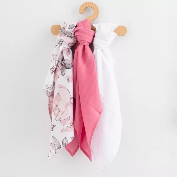 New Baby Mušelínová plena 60x80 cm 3 ks HOLKA