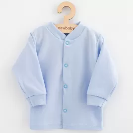 New Baby Kojenecký bavlněný kabátek Happy Elephant blue