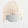 New Baby Dětská bavlněná čepička s kšiltem Husičky