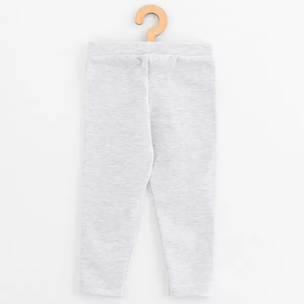 New Baby Dětské legíny z teplákoviny Kindergarten melange