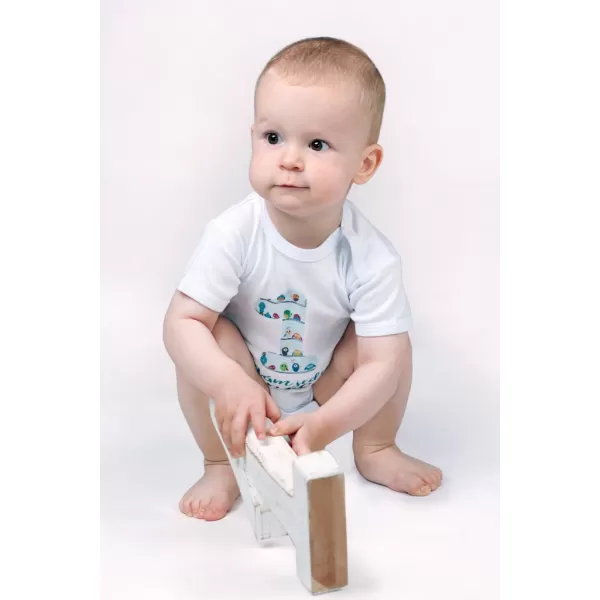 New Baby Body s potiskem Už mám 1 rok modré