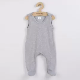 New Baby Kojenecké dupačky Classic II šedé