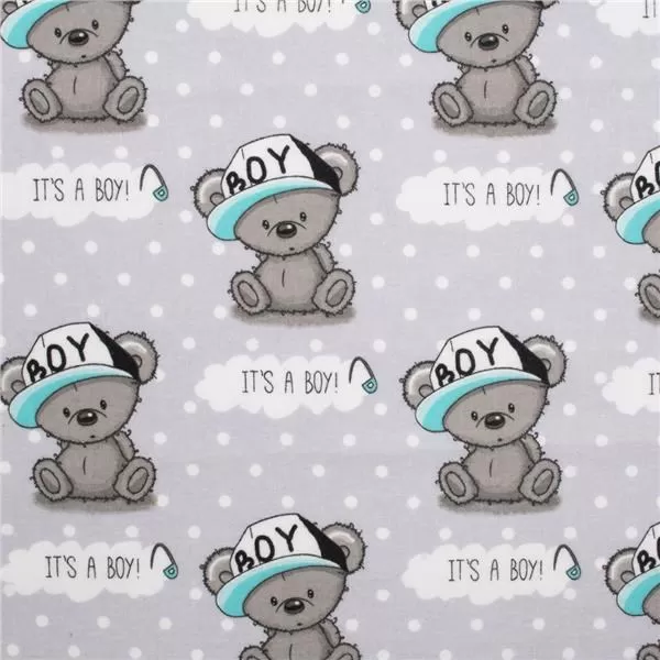 New Baby Nepromokavá flanelová podložka boy