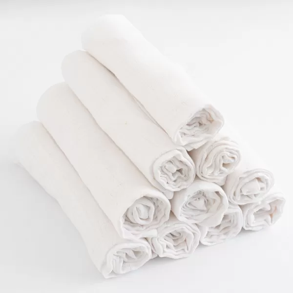 New Baby Látkové bavlněné pleny STANDARD 70 x80 cm 10 ks bílé