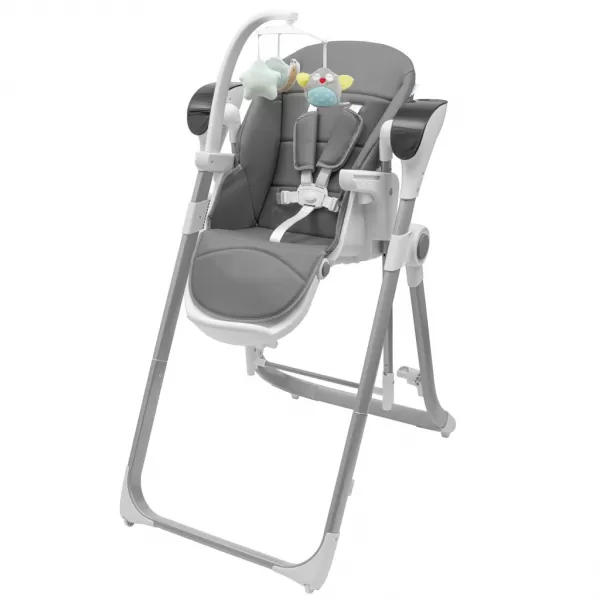 New Baby Dětská jídelní židlička 2v1 SMART grey