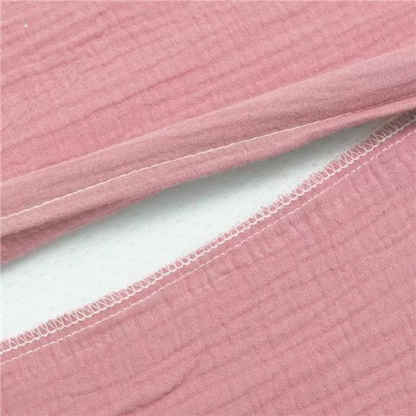 New Baby Mušelínový potah na kojenecký polštář-klín STANDARD 30x37cm pink