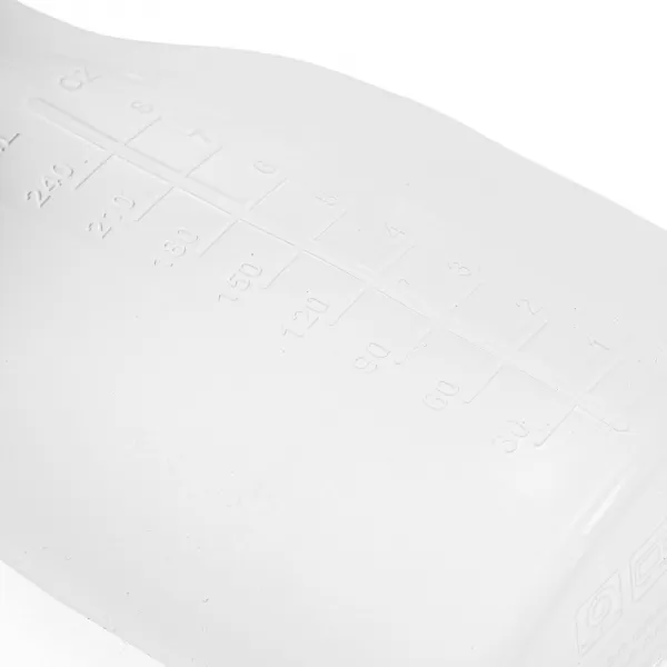 New Baby Silikonová lahvička na mateřské mléko hnědá