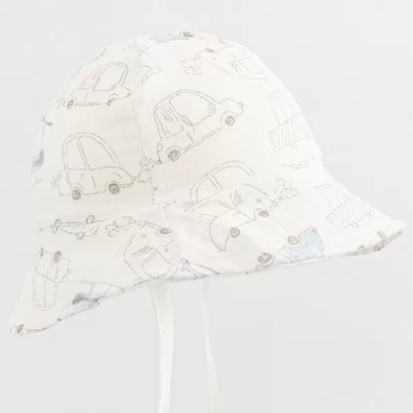 New Baby Kojenecký mušelínový klobouček My Cars