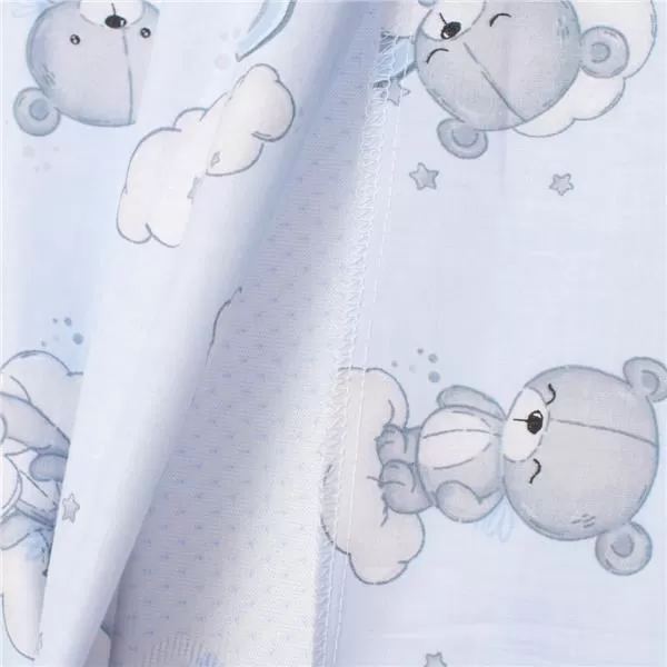 New Baby Potah na kojenecký polštář-klin BASIC 59x37cm blue