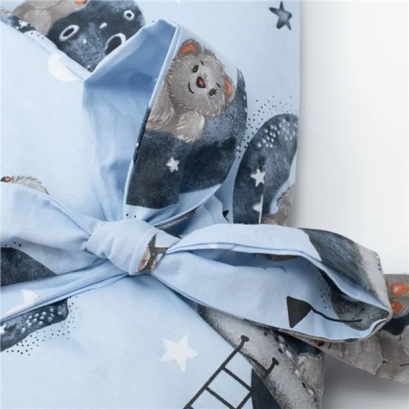 New Baby Dětská zavinovačka Teddy bear in space 80x80 cm