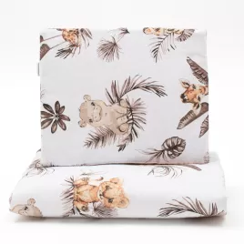 New Baby Oboustranný Set z Velvet do kočárku Safari