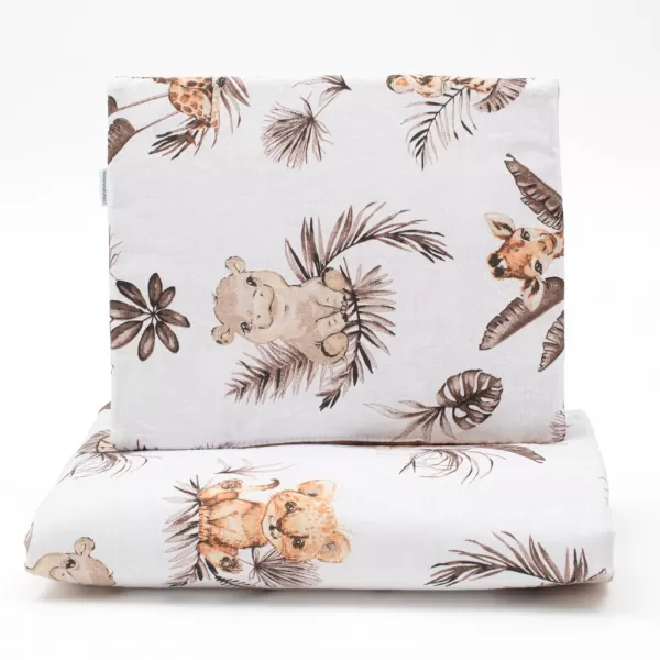 New Baby Oboustranný Set z Velvet do kočárku Safari