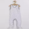 New Baby Kojenecké dupačky Classic II šedé s hvězdičkami