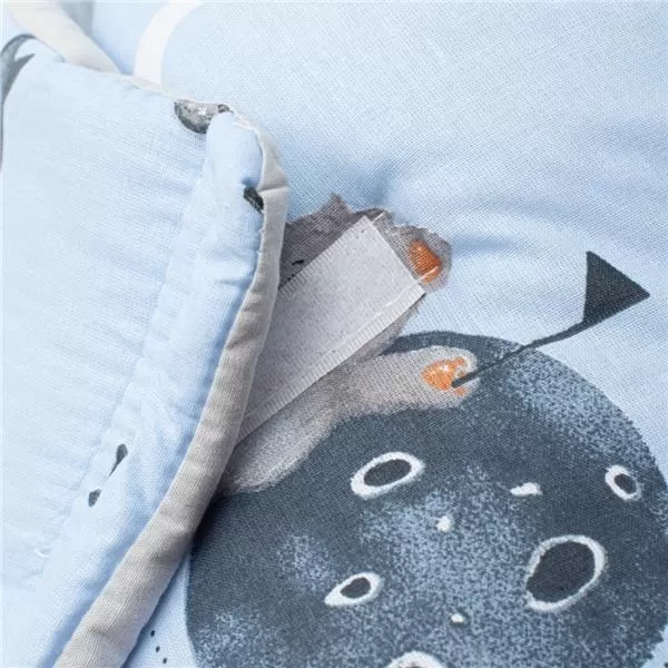 New Baby Oboustranná dětská zavinovačka Teddy bear in space 80x80 cm