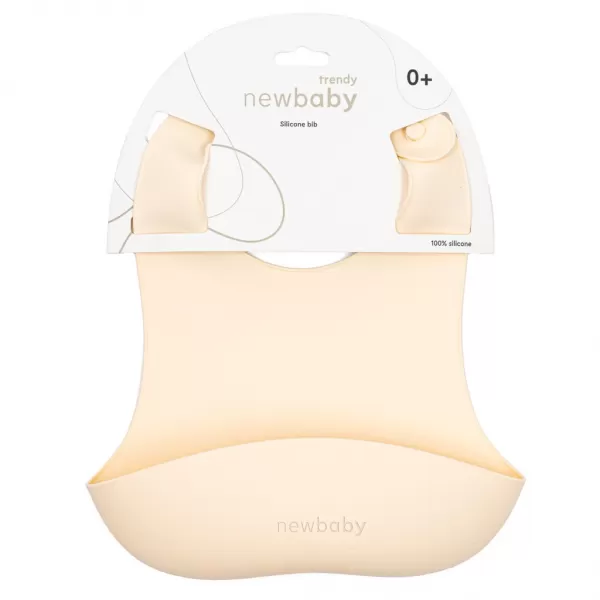 New Baby Silikonový bryndák