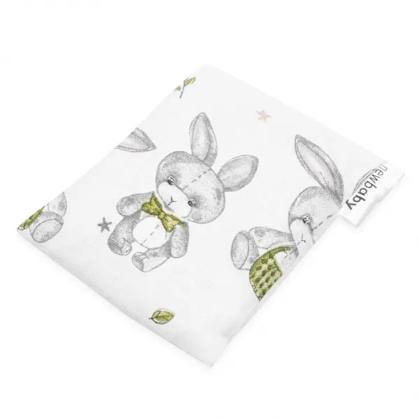 New Baby Mušelínový termofor s višňovými peckami STANDARD rabbit