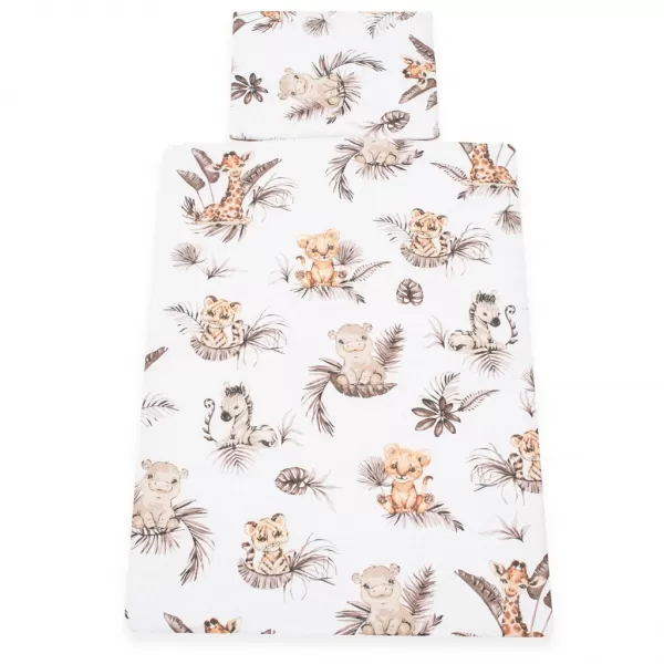 New Baby Oboustranný Set z Velvet do kočárku Safari