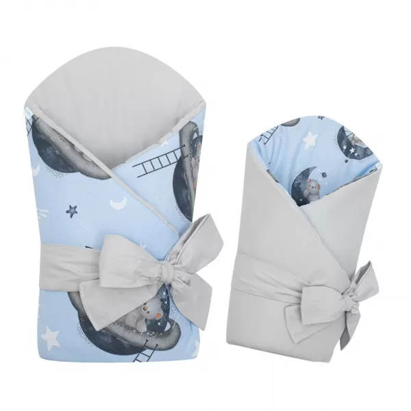 New Baby Oboustranná dětská zavinovačka Teddy bear in space 80x80 cm