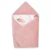 New Baby Zateplená zavinovačka do autosedačky pink